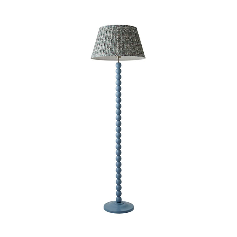 Accardi 150cm Matte Traditional Floor Lamp, Blue, No