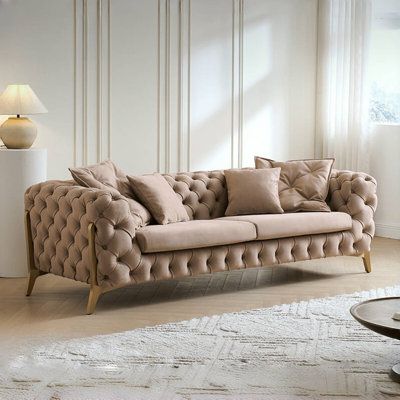 Canapé à trois places French Light Luxury Design