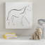 « simple cheval sketch », art sur toile