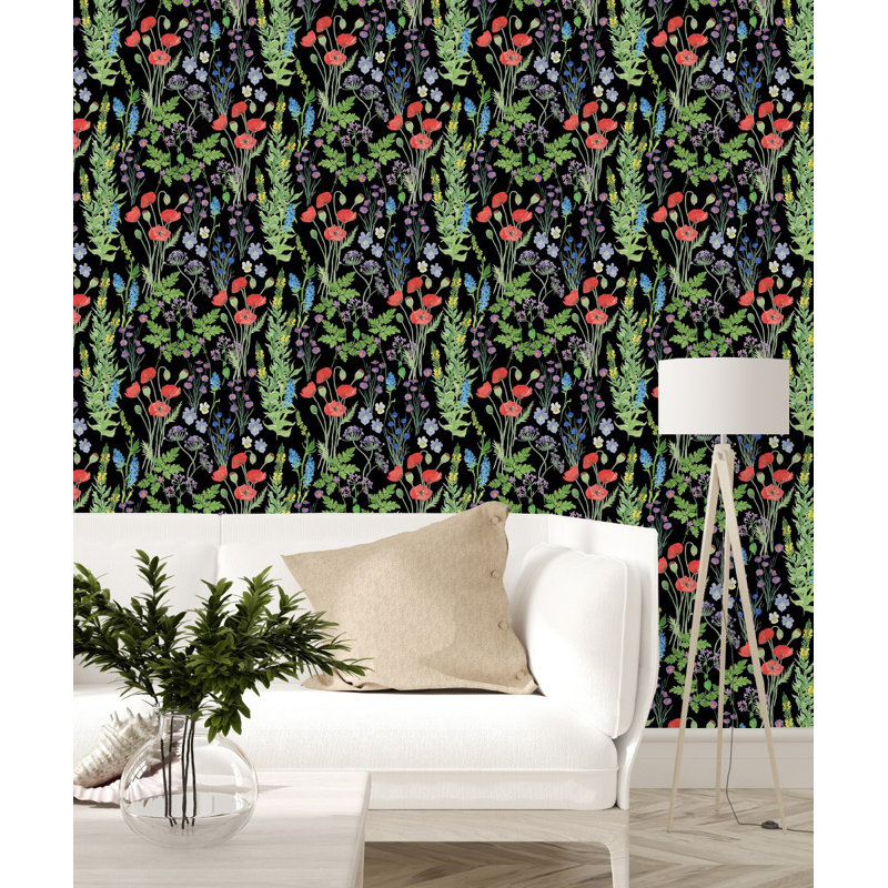Carreau de papier peint auto-adhésif l 25 po, L 2,09 pi x L 10,42 pi