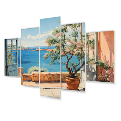 Coastal Cities & Countries Wall Decor on Metal