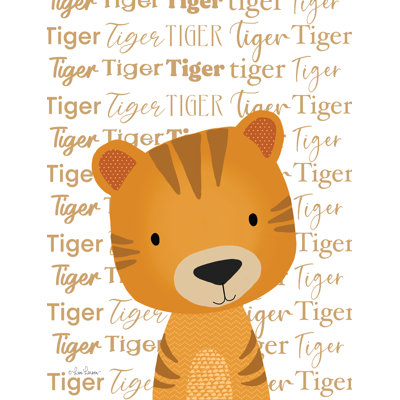 «Baby Tiger» sur toile par Lisa Larson