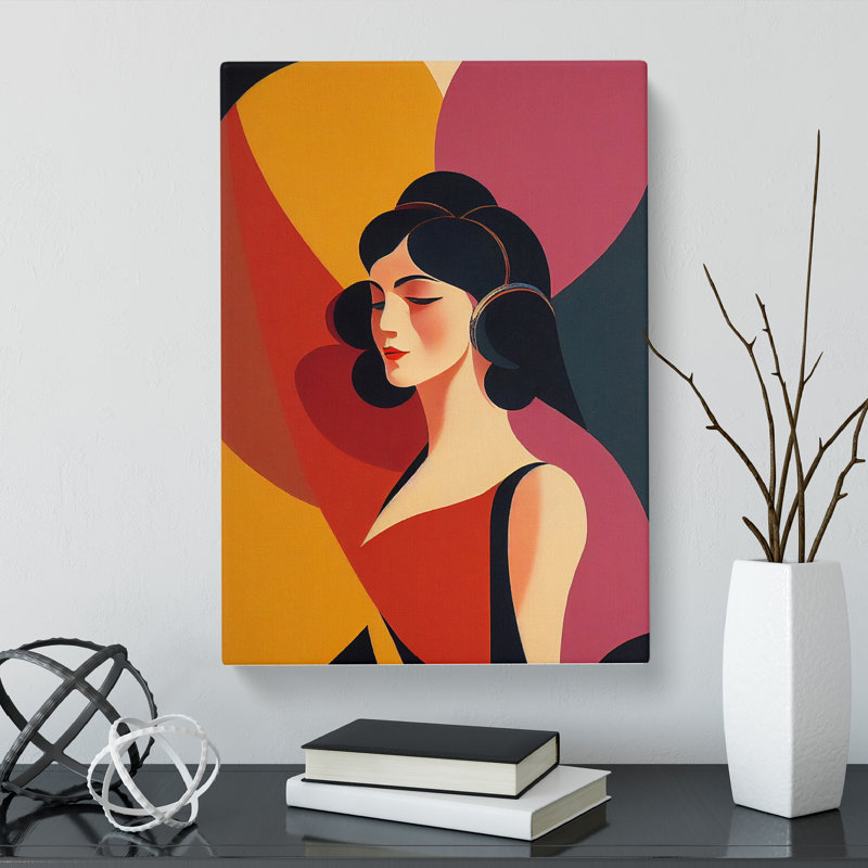 Portrait Woman Vol.5 - Wrapped Canvas, 50cm H x 35cm W x 3cm D