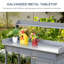 Accent Cabinet, Outdoor Potting Bench Table, Storage Cabinet With Open Shelf