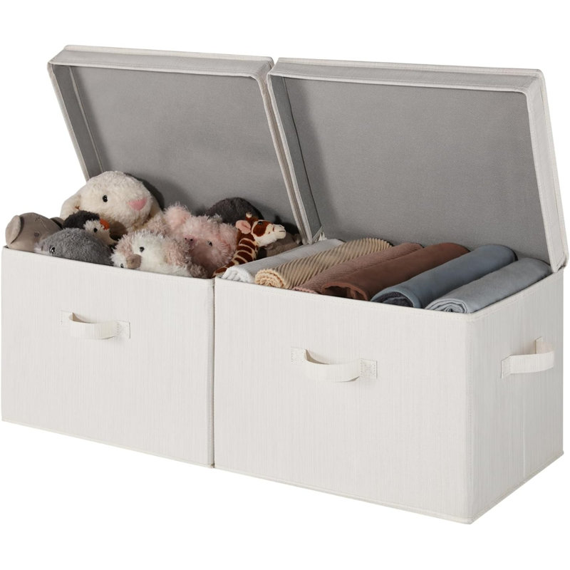 Rebrilliant Fabric Decorative Bin