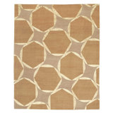 Tranquility Geometric Area Rug in Beige/Brown