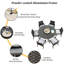 Ensemble repas pour 6 personnes avec coussins