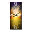 Beau coucher de soleil sur un champ de tournesols - Horloge murale moderne-1751578015