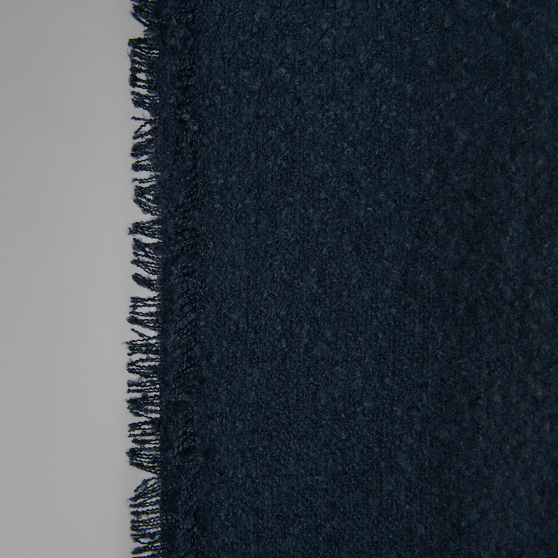 Jeté à franges pelucheux, Marine