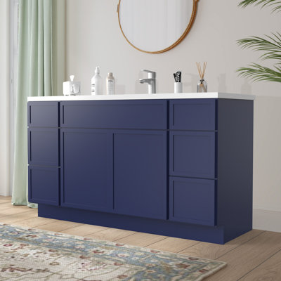 Base de meuble-lavabo simple 63 po seulement