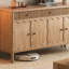 Buffet en bois massif Burlywood de style ferme
