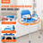 Sliding Shower Chair, 330 lbs Tub Transfer Bench for Bathtub with Swivel Seat