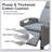 Outdoor Recliner Chair, Patio Recliner with Hand-Woven Wicker, Flip Table Push Back, Adjustable Angle,  Thickness Cushions, Reclining Lounge Chair for Indoor and Outdoor-1665677410-1665677414
