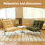 Chaise d'appoint moderne, chaise de salon avec structure en métal chromé, fauteuils rembourrés à coussin souple-82180872