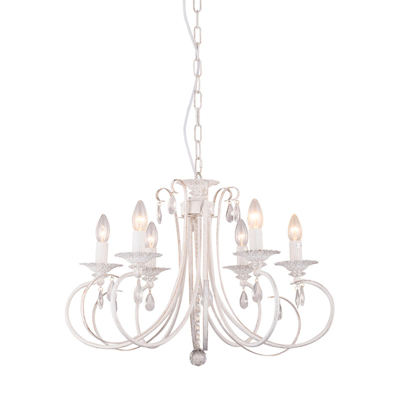 Tyrion 6 - Light Candle Style Chandelier