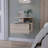 14" Wood One Drawer Floating Nightstand-1315227865