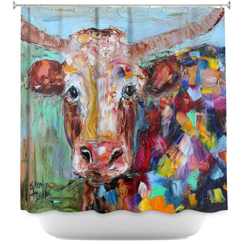 Rideau de douche simple longhorn