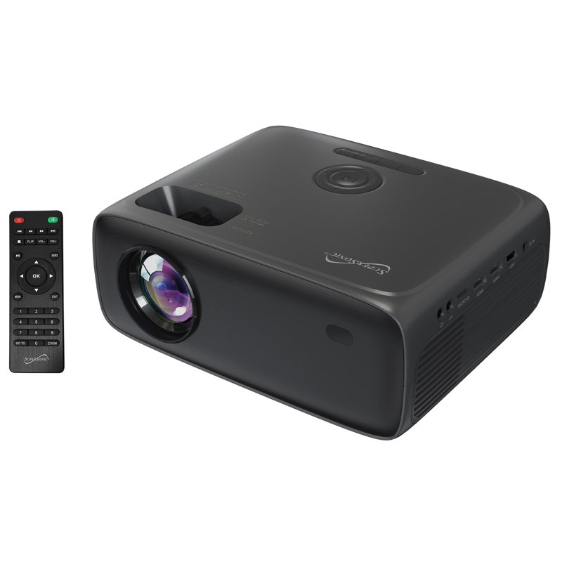 Projecteur DEL compact Supersonic® 1080p 300 lumens ANSI avec Bluetooth® et télécommande
