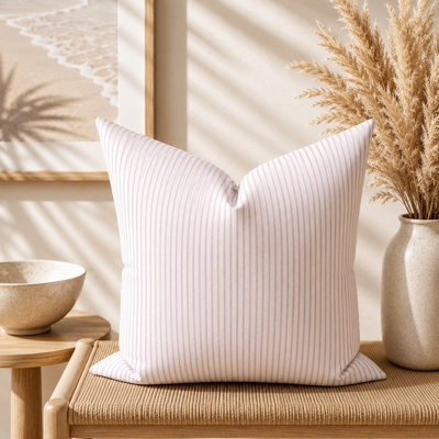 Housse de coussin en coton lavande