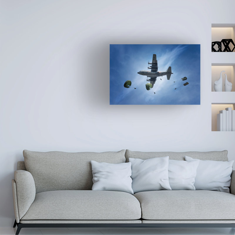 Bolog Rooswandy Juniawan Drop Zone Canvas Art, 22" H x 32" W