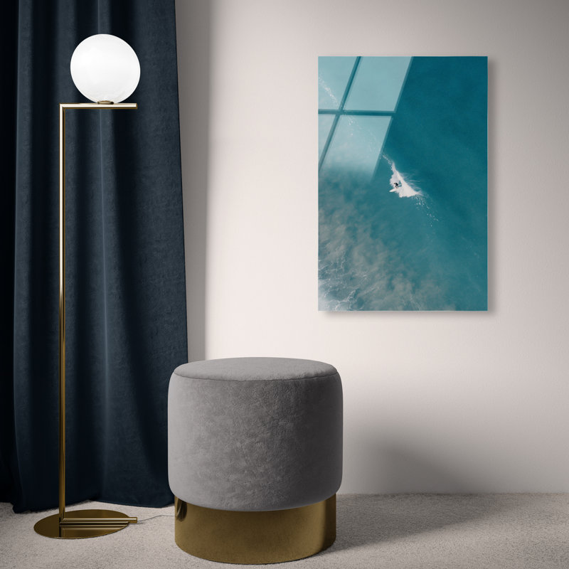 Aquamarine Breath Print by Oliver Gal, 45"H x 30"W, High-Gloss Acrylic Print