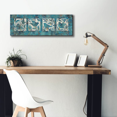  «Four Birds» par Sue Davis, art mural sur toile, 36 po x 12 po