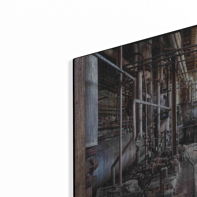 «Darkk Industry» par Roman Robroek, art mural en métal, H 12 po x l 16 po