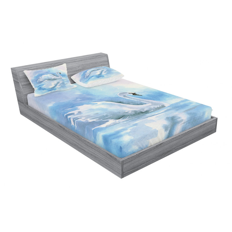 Microfiber Sheet Set, Full Sheet Set with Fitted Sheet