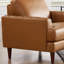 Chaise en cuir fleur Reuma-284637562