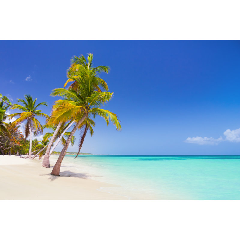 Tropical Beach - Wrapped Canvas Print, 30cm H x 46cm W x 3.8cm D