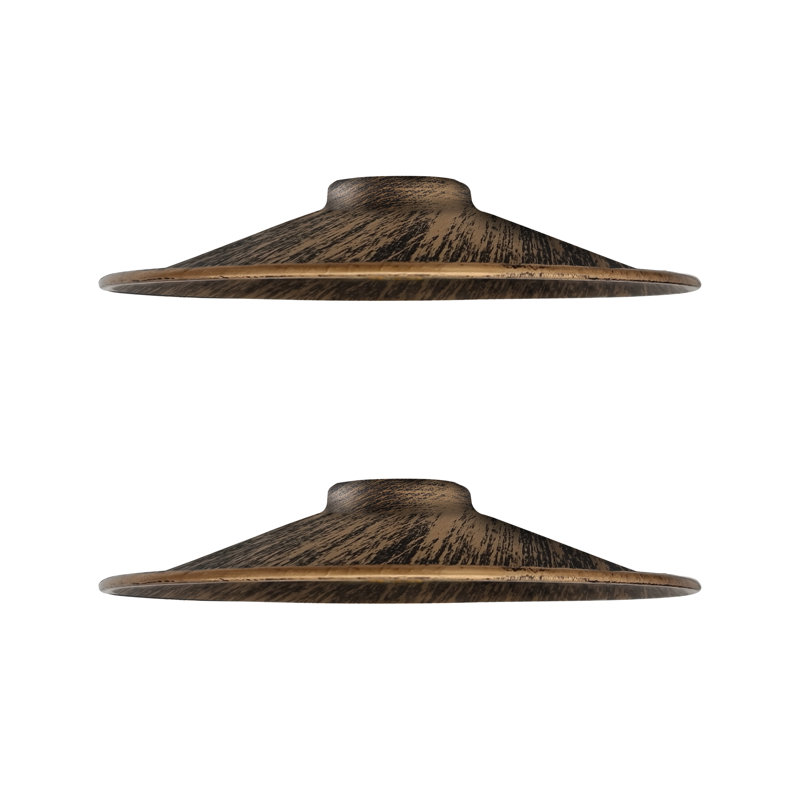 Longway 4cm H Metal Cone Lamp Shade ( Uno ), Brushed Copper