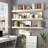 Hidden Bracket Shelf, Floating Bookshelf For Wall Decor, Living Room And Office, 2.5" Thick, 1pc-862341731-846241712