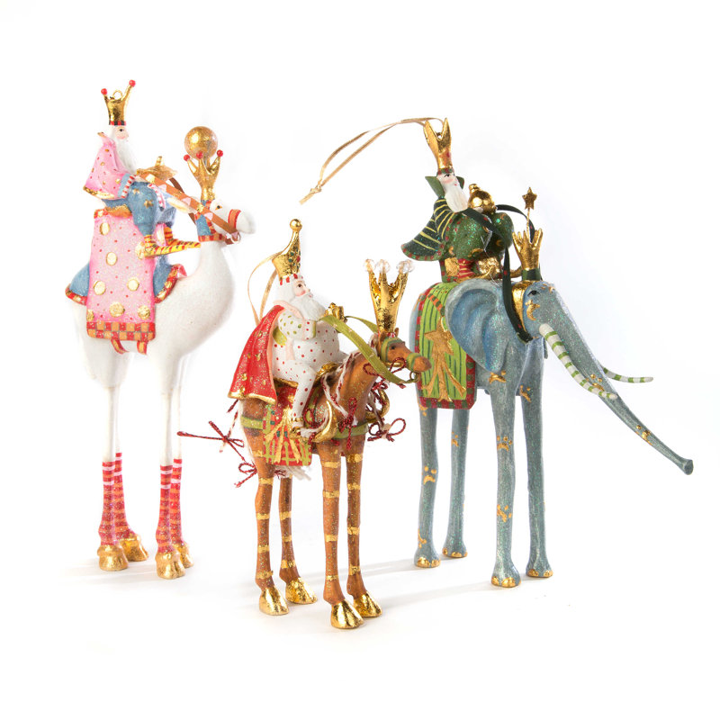 Patience Brewster Nativity Melchior on Horse Ornament