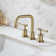 Widespread 2-handle Bathroom Faucet with Drain Assembly