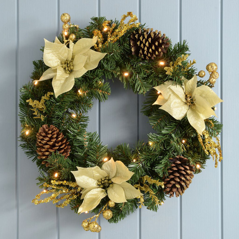 Lighted 60cm Wreath