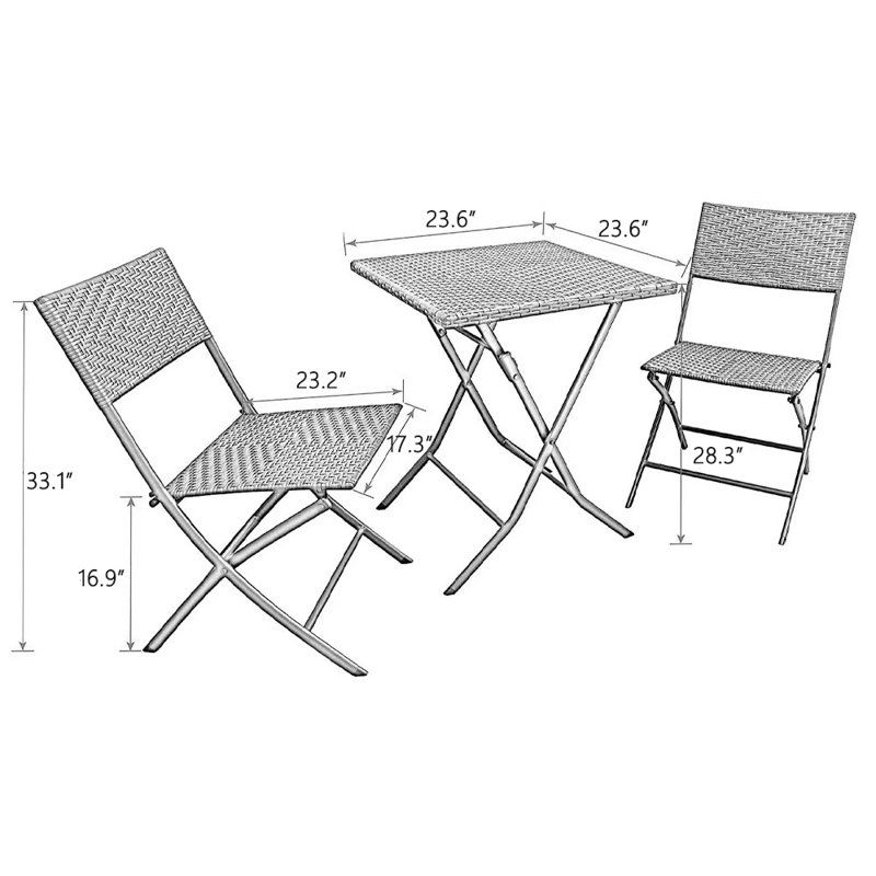 Camaree Four Leg Dining Set