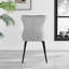 Illman Luxury Velvet Upholstered Dining Chair - Elegant Modern Deco Style-1400710049-1400710051