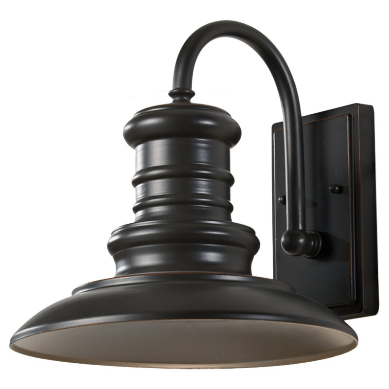 Grande lanterne à DEL Redding Station de Génération Lighting , Bronze de restauration, H 15,62 po x l 15 po
