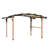 13 Ft. W x 8.5 Ft. D Steel Pergola with Canopy