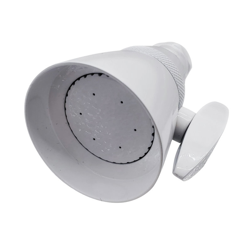 Pomme de douche réglable 2 1/4 po Chatham Style, Blanc thermolaqué