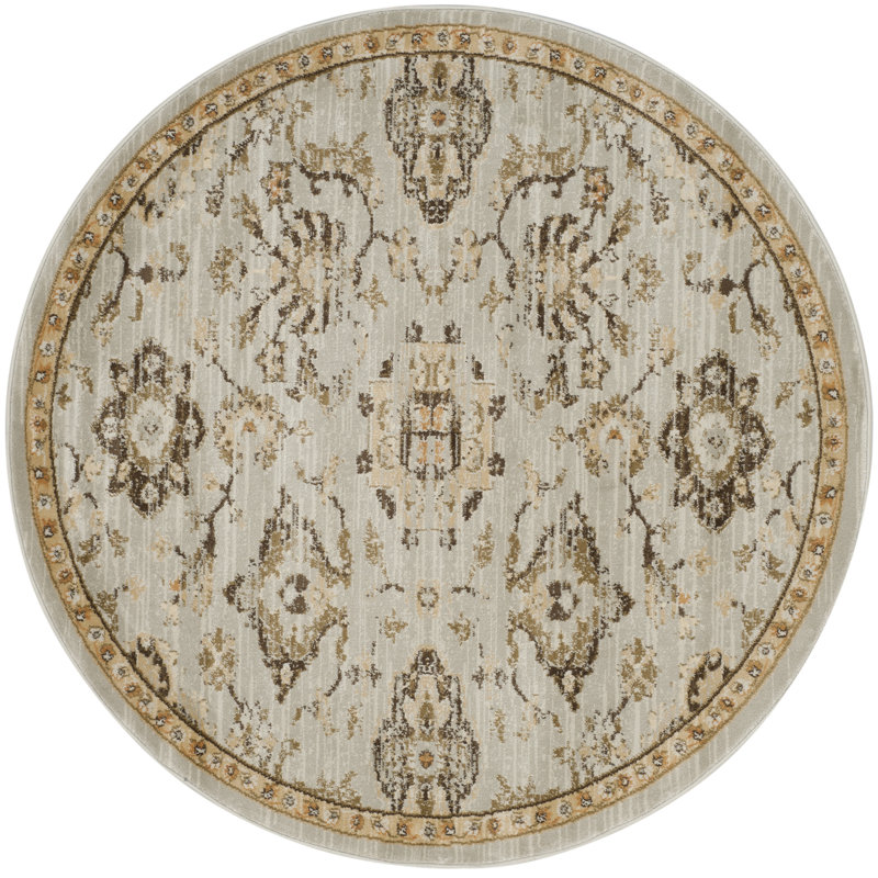 McCabe Performance Oriental Rug, Round 5' x 5'