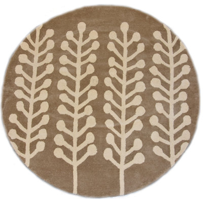Herbs Floral Hand Woven Area Rug