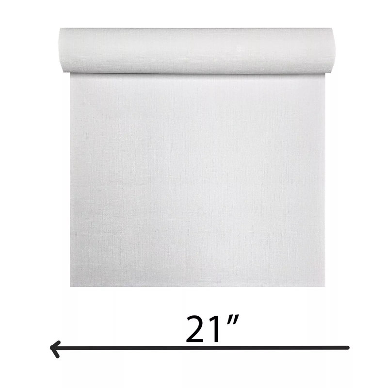 Papier peint uni texturé blanc