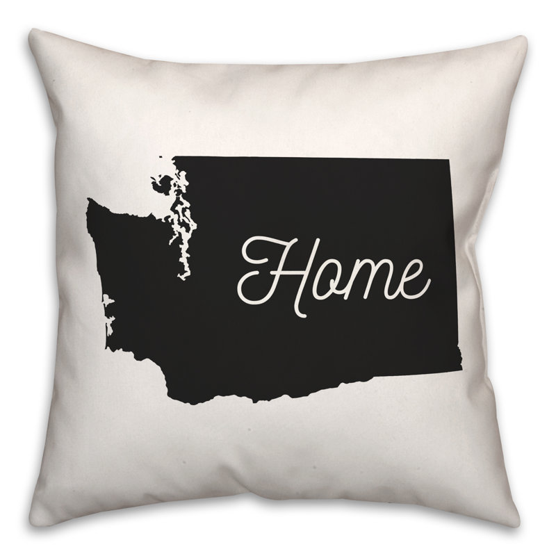 Housse de coussin carré et insert, Washington