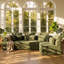 Canapé d'angle convertible en velours côtelé Linso, dimensions : 270 cm (L) x 180 cm (P) x 90 cm (H)-1301274392