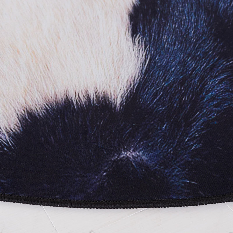 Tapis à imprimé animal Ayriana Performance, Rond 6 pi
