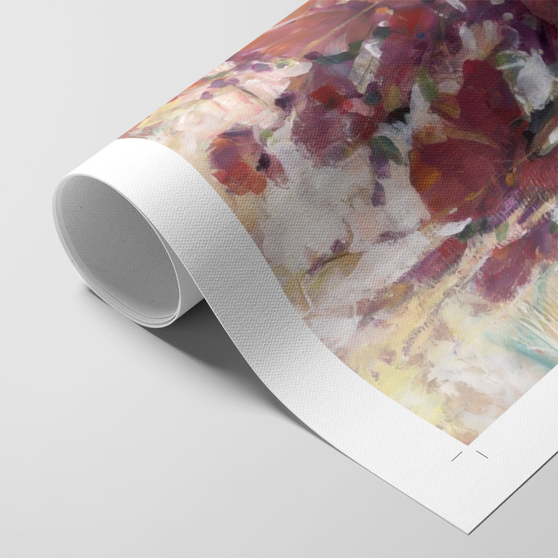 Sunlit Flowers II - Impression sur toile seulement - NON-CADRE, H 60 po x l 40 po