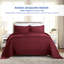 Ensemble de couvre-lit en coton natté toutes saisons de poids moyen avec taies décoratives Superior-33395814-33395807