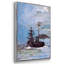 Paysage marin par Monet, encadré sur toile, 3 pièces-1065772401-1065772400