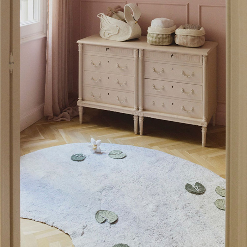 Washable Play Rug Swan Lake